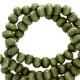 Wooden beads round 6mm Calliste green